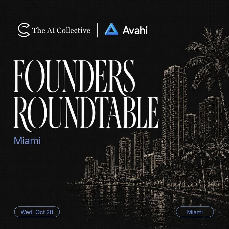 Cover Image for 🧠 AI Founders Roundtable with The AI Collective Miami x Avahi