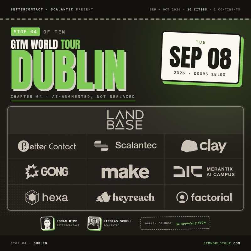 Cover Image for GTM World Tour · Dublin
