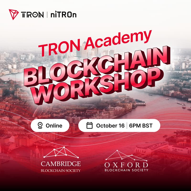 Cover Image for niTROn Workshop with Cambridge Blockchain Society and Oxford Blockchain Society
