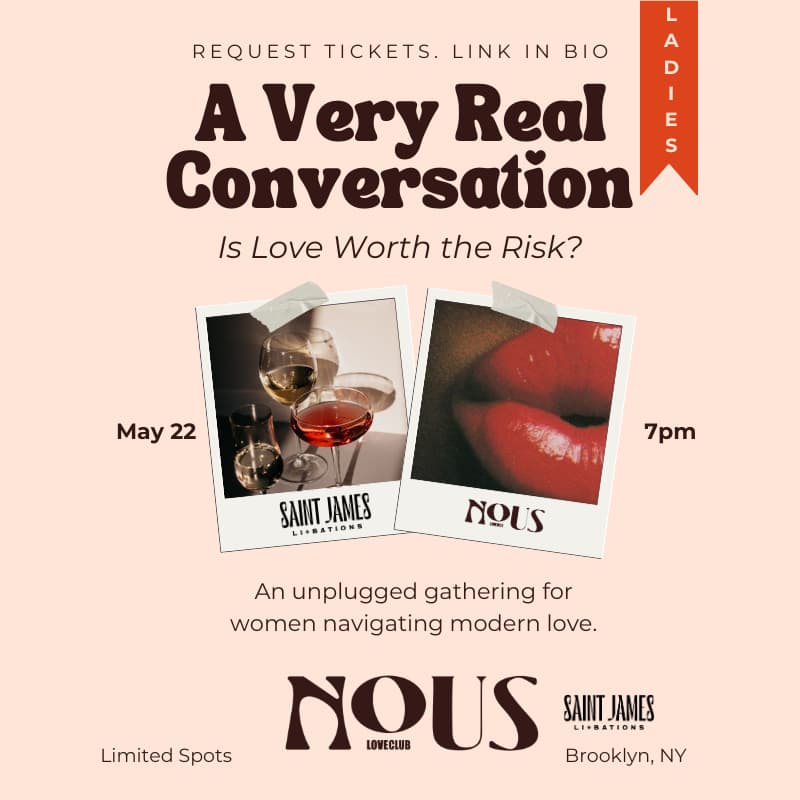 Cover Image for A Very Real Conversation: Is Love Worth the Risk? (Ladies Edition) 🍷