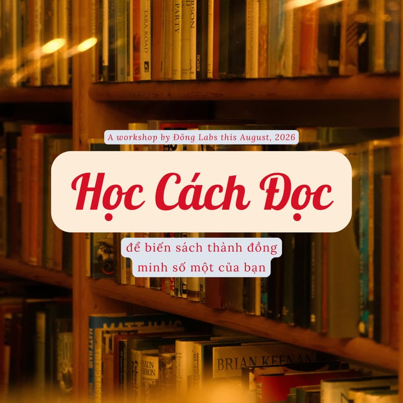 Cover Image for Workshop "Học Cách Đọc" (Online)