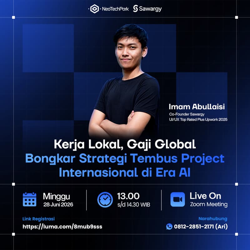 Cover Image for Kerja Lokal, Gaji Global: Bongkar Strategi Tembus Project Internasional di Era AI