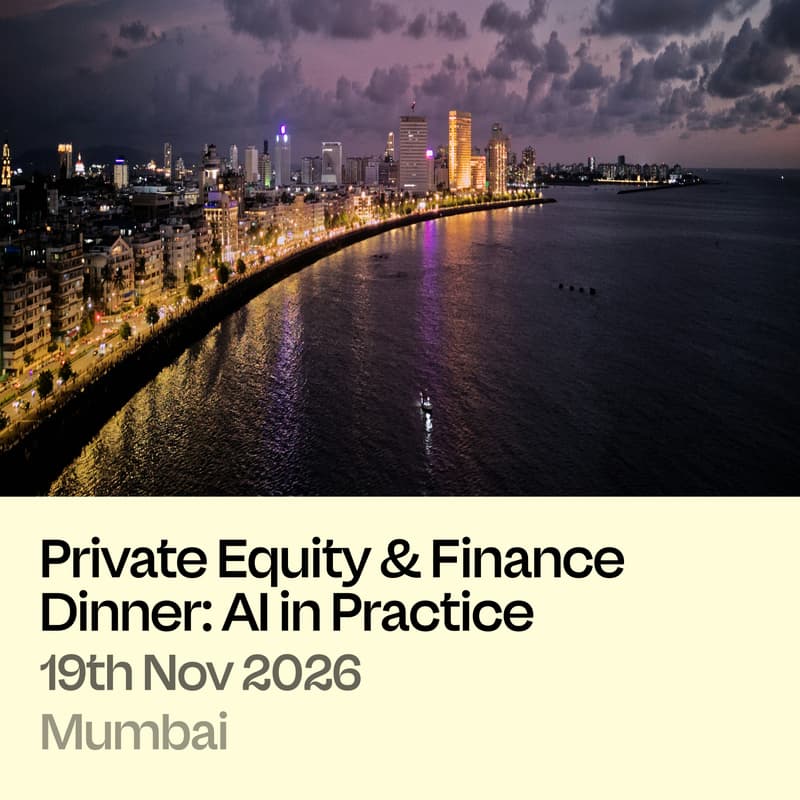 Cover Image for Private Equity & Finance Dinner: AI in Practice