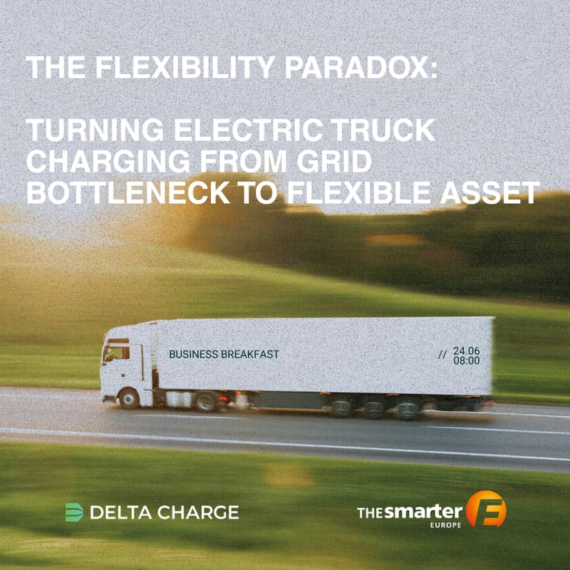 Cover Image for Delta Charge Smarter E breakfast: The Flexibility Paradox: Turning Electric Truck Charging from Grid Bottleneck to Flexible Asset