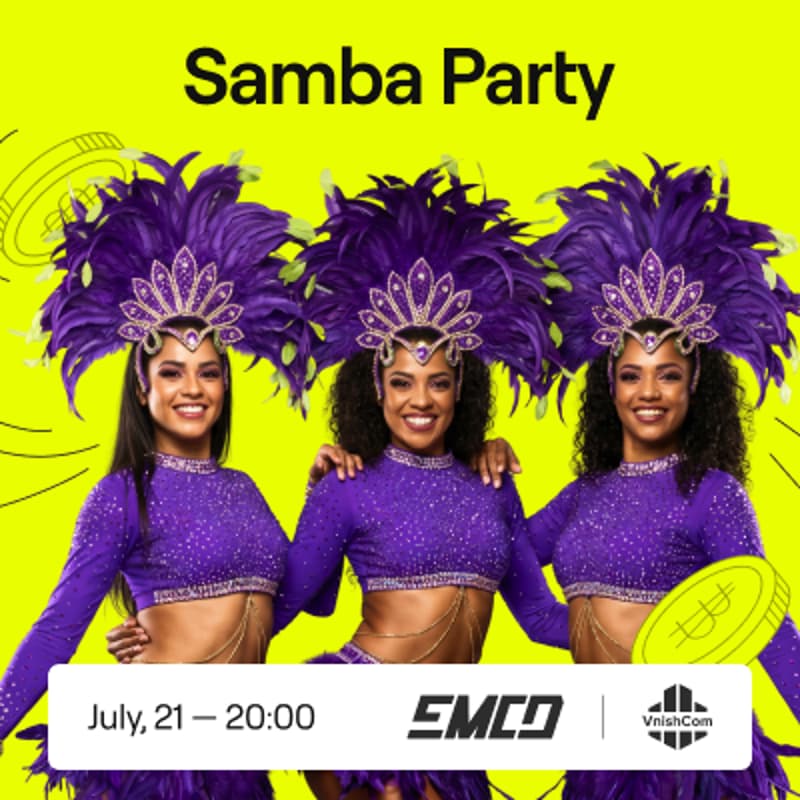 Cover Image for Samba Party by Vnish x EMCD during Mining Disrupt