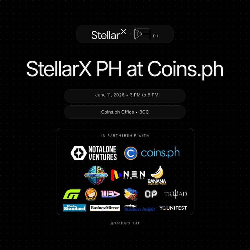 Cover Image for StellarX Workshop at Coins Philippines
