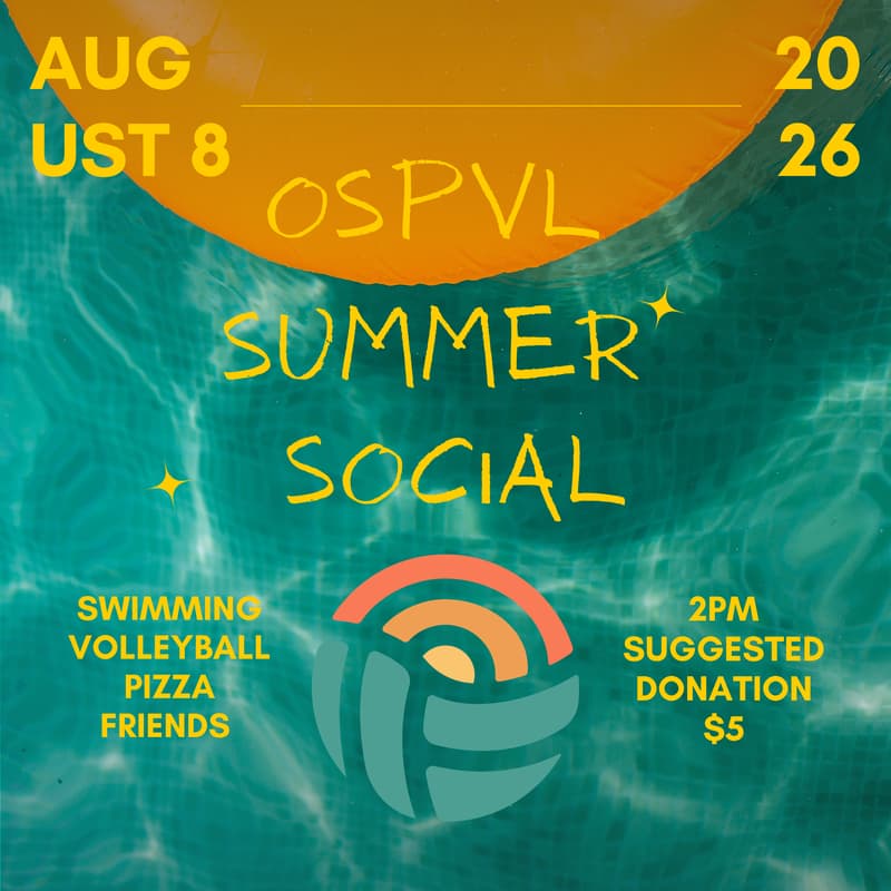 Cover Image for OSPVL SUMMER SOCIALπβοΈππ§ββοΈπππͺπ