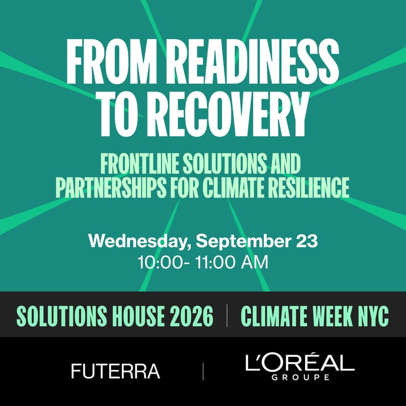 Cover Image for From Readiness to Recovery: Frontline Solutions and Partnerships for Climate Resilience