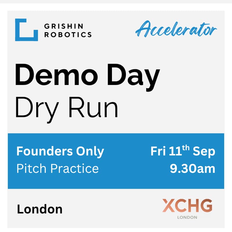 Cover Image for Grishin Robotics Accelerator: Pitch Practice (Founders Only)