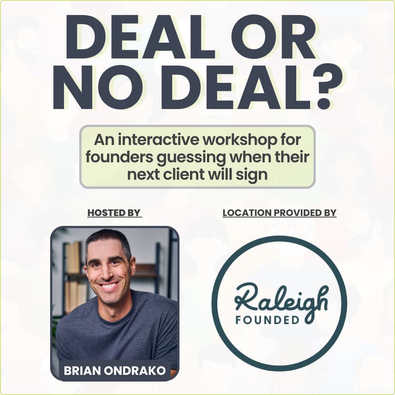 Cover Image for Sales Workshop - Driving Deals Forward