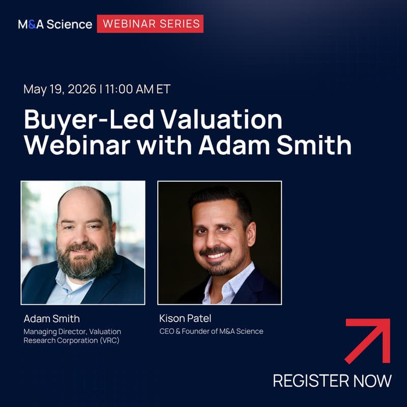 Cover Image for Buyer-Led Valuation Webinar with Adam Smith