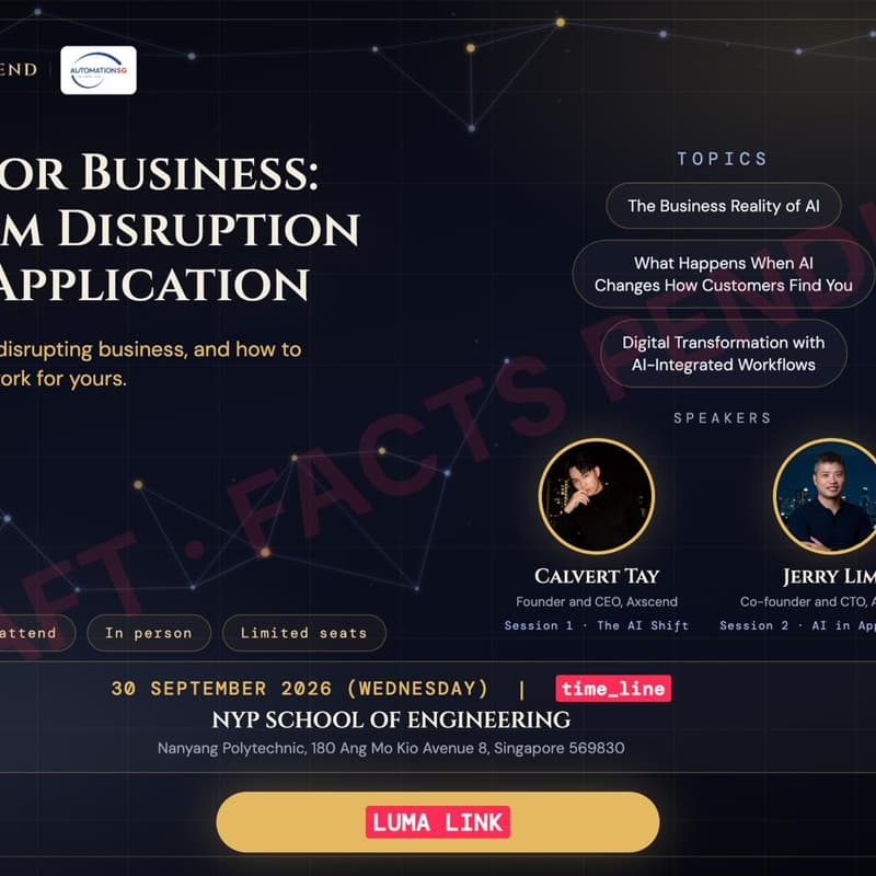 Cover Image for AI FOR BUSINESS:FROM DISRUPTION TO APPLICATION