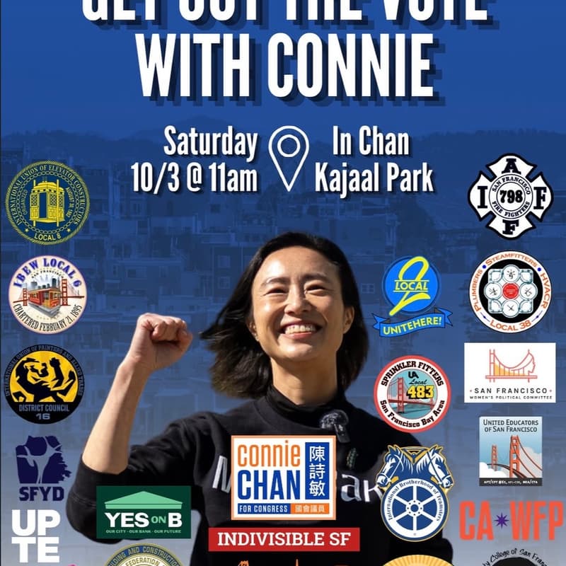 Cover Image for CONNIE CHAN GOTV RALLY AND MOBILIZATION
