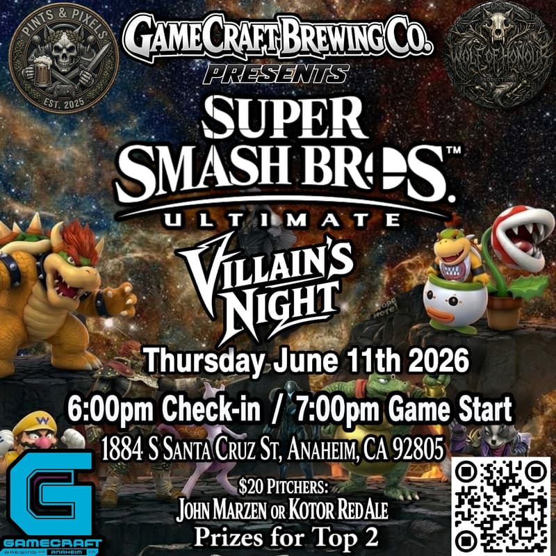 Cover Image for Super Smash Bros Ultimate Villains Night