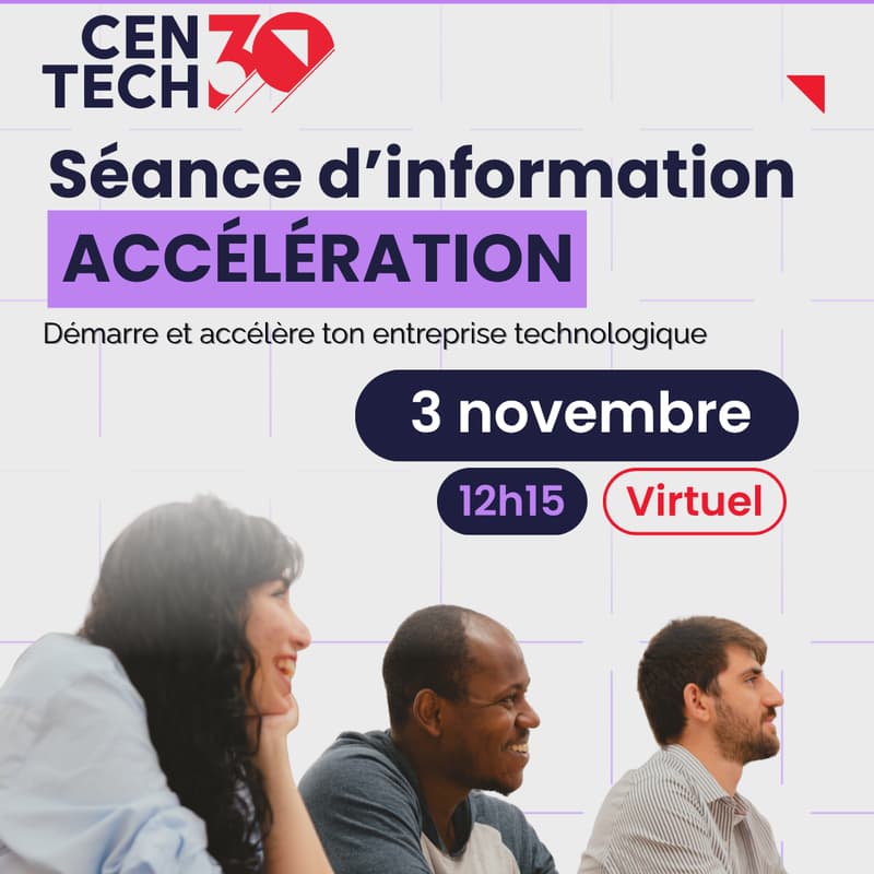 Cover Image for Séance d'information Accélération | VIRTUEL