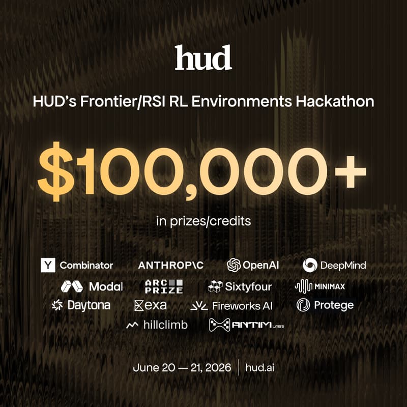 Foto de portada de HUD Frontier / RSI RL Environments Hackathon
