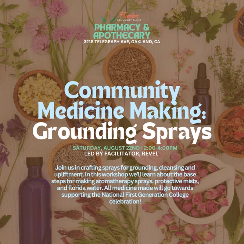 Cover Image for Community Medicine Making: Grounding Sprays