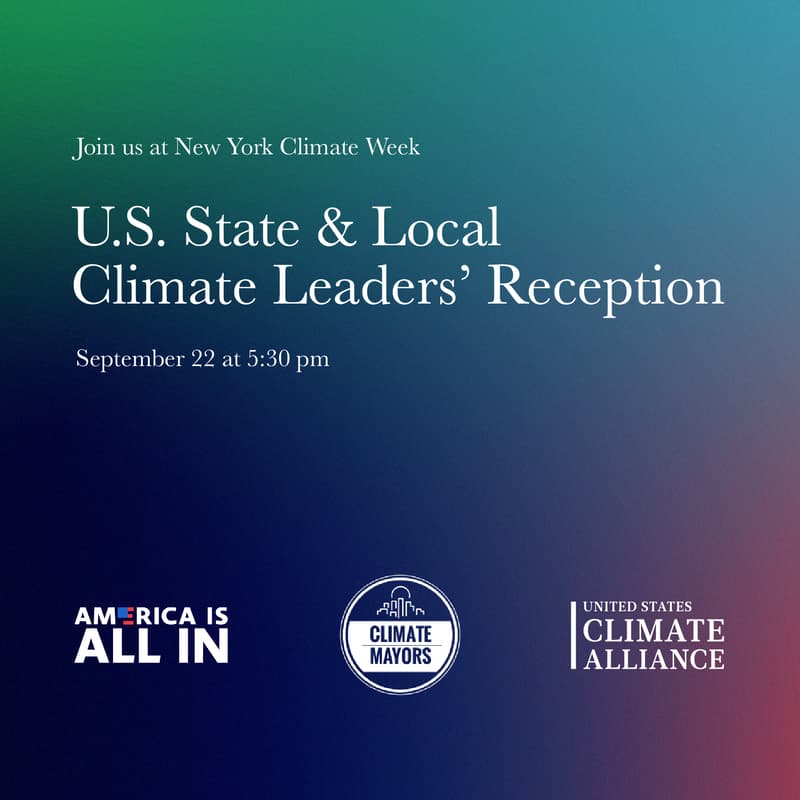 Cover Image for U.S. State & Local Climate Leaders' Reception