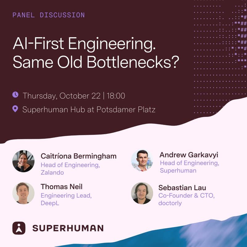 Cover Image for AI-First Engineering. Same Old Bottlenecks? | Panel Discussion