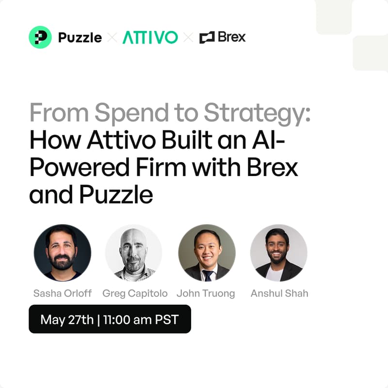 Cover Image for How Attivo Built an AI-Powered Firm with Brex and Puzzle