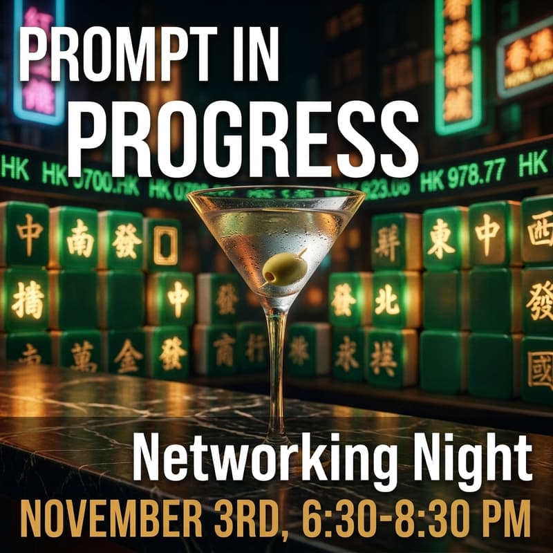 Cover Image for Prompt in Progress: FinTech Week x StartmeupHK Networking Night (November Edition)