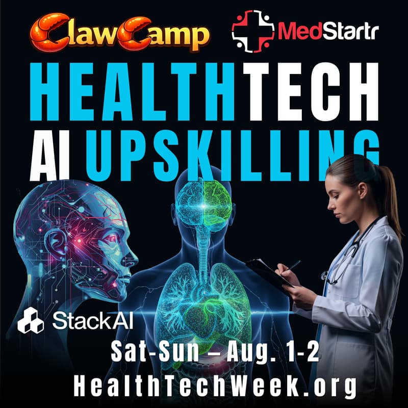 Cover Image for NYC HealthTech Medstartr ClawCamp at StackAI