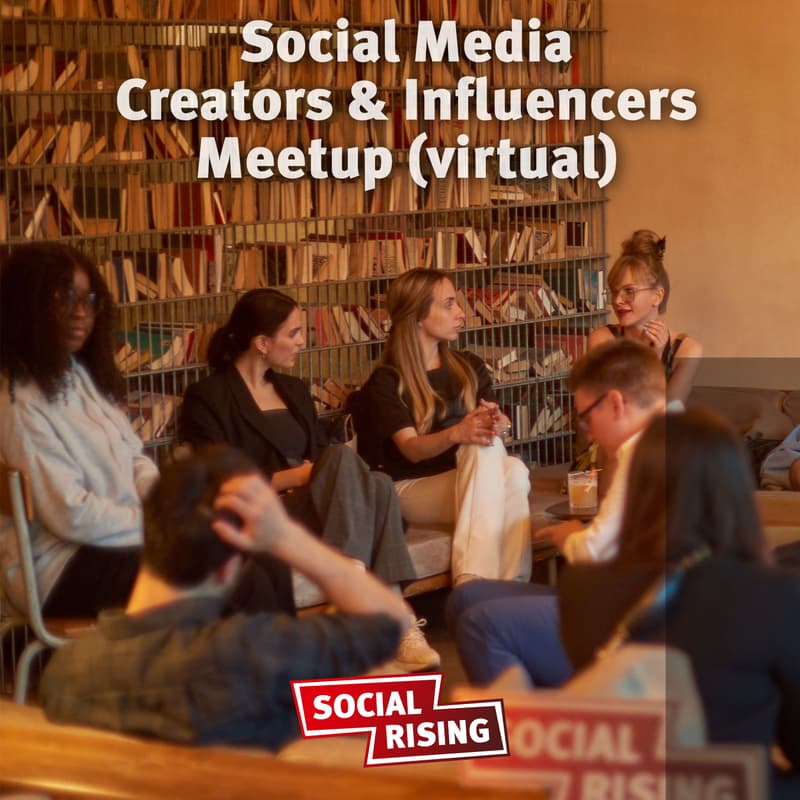 Cover Image for Social Media Creators & Influencers Meetup (virtual) #63