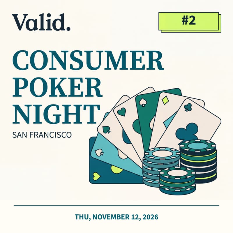 Cover Image for Valid.co Consumer Poker Night #2