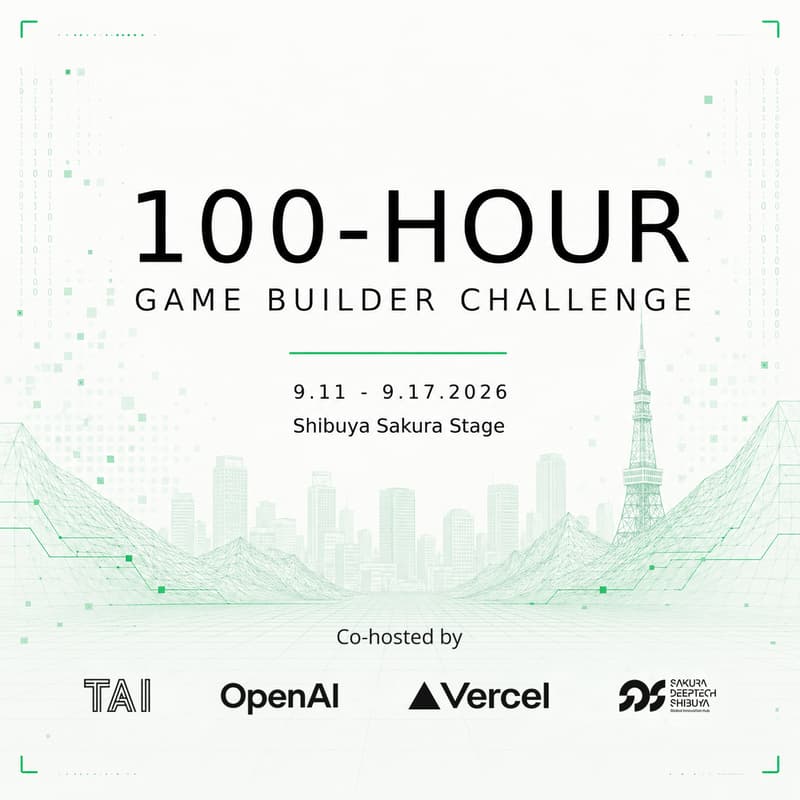 Cover Image for Tokyo AI (TAI) | OpenAI : 100-Hour Game Builder Challenge