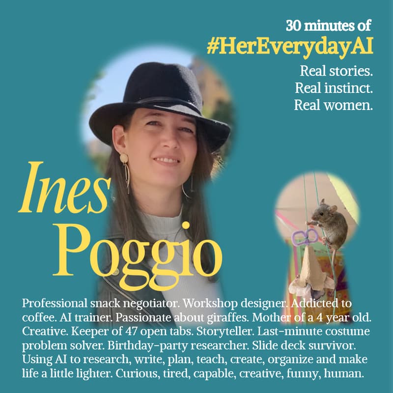 Cover Image for #HerEverydayAI - Inés Poggio