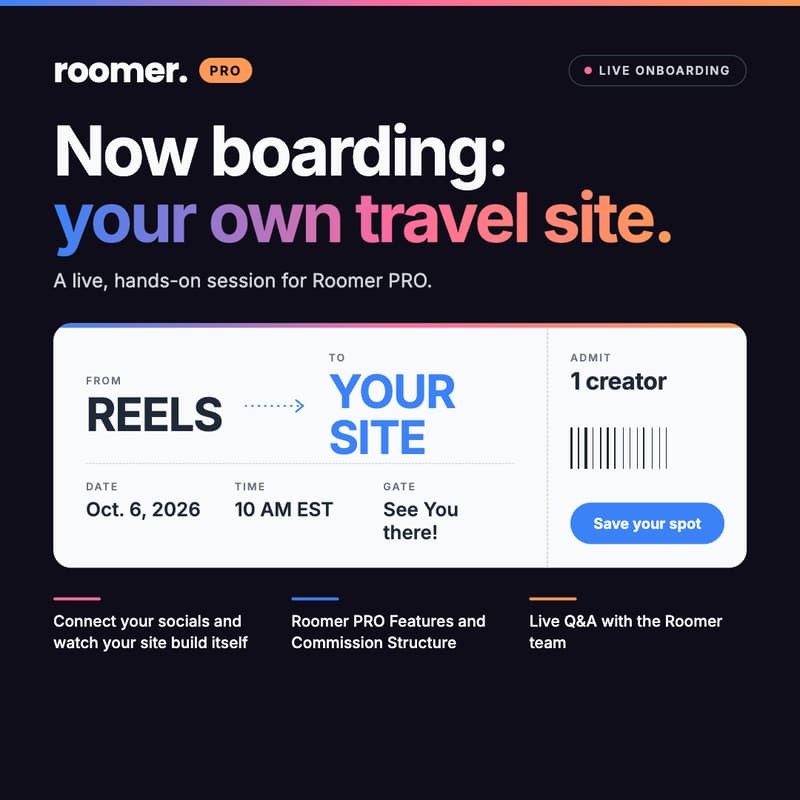 Cover Image for Roomer PRO Onboarding Webinar