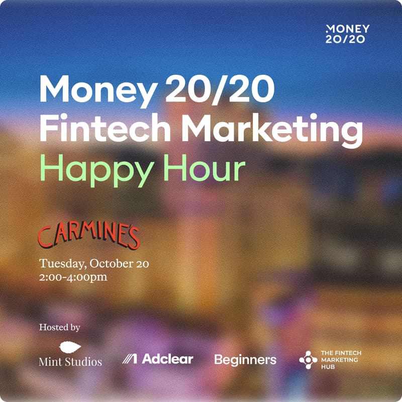 Cover Image for Fintech Marketing Happy Hour: Mint Studios x Adclear x Beginners