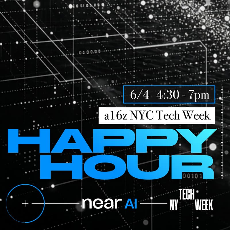 Cover Image for NEAR AI Happy Hour @ NYC Tech Week