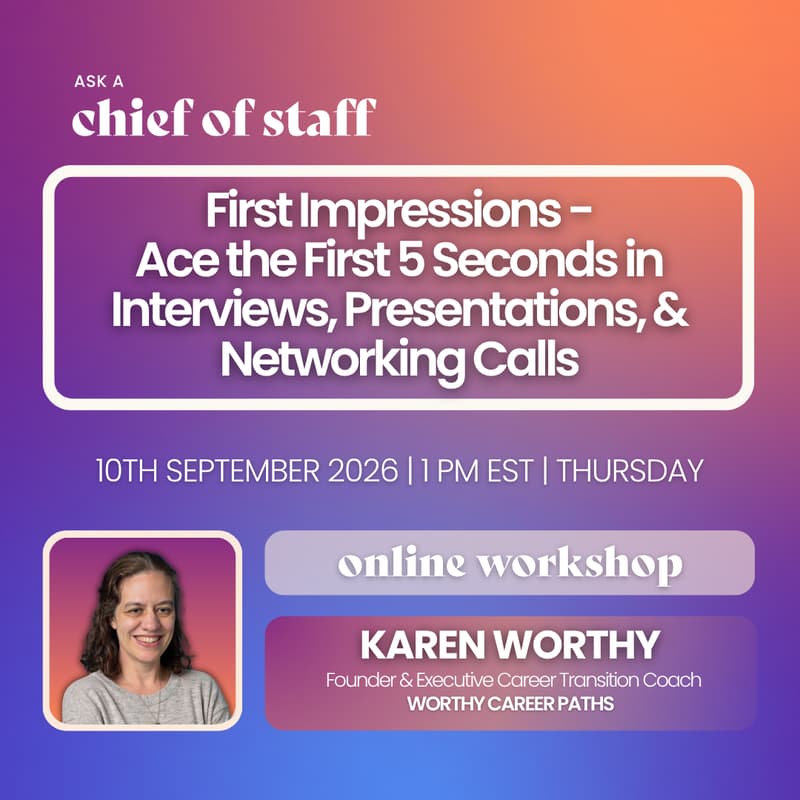 Cover Image for First Impressions — Ace the First 5 Seconds in Interviews, Presentations, and Networking Calls