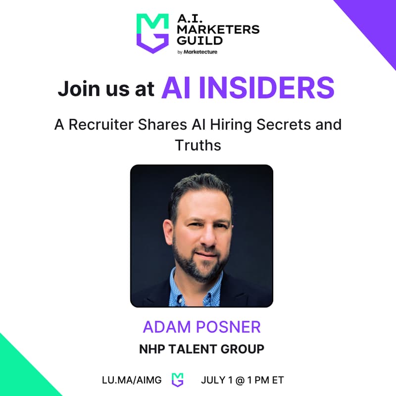 Cover Image for AI Insiders with Adam Posner: A Recruiter Shares AI Hiring Secrets and Truths