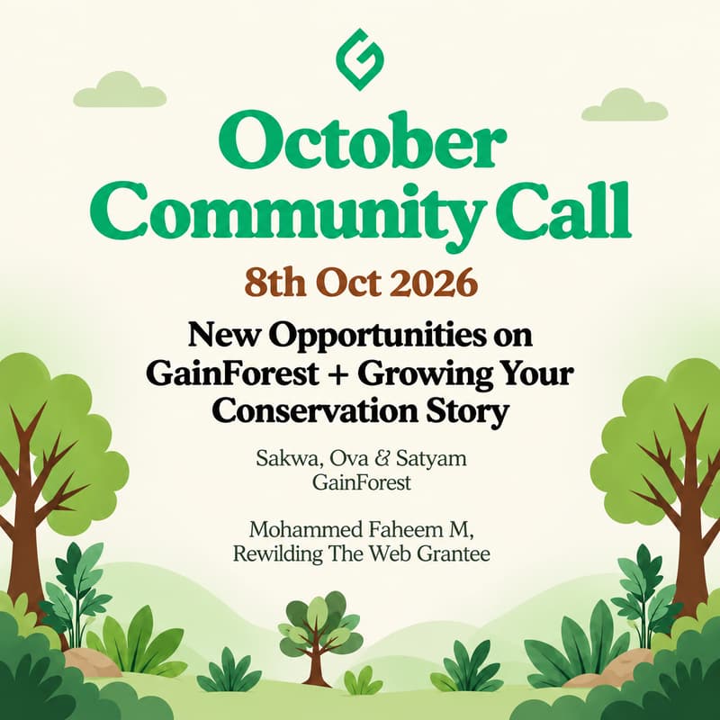 Cover Image for GainForest October Community Call