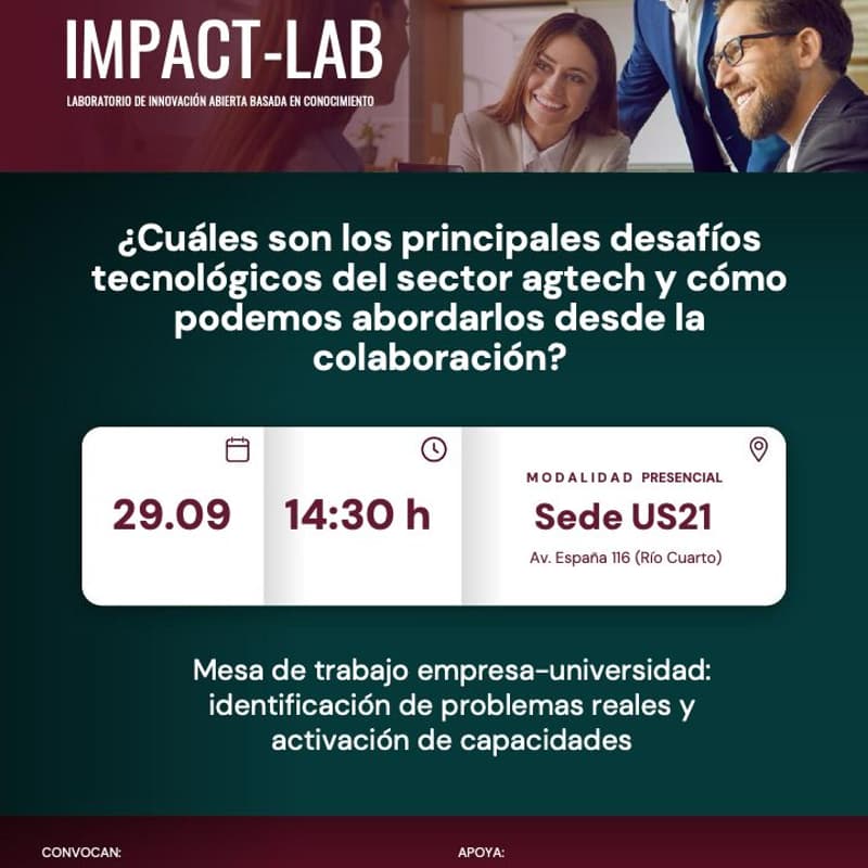 Cover Image for Impact-Lab - Mesa Regional Cluster Agtech Río Cuarto