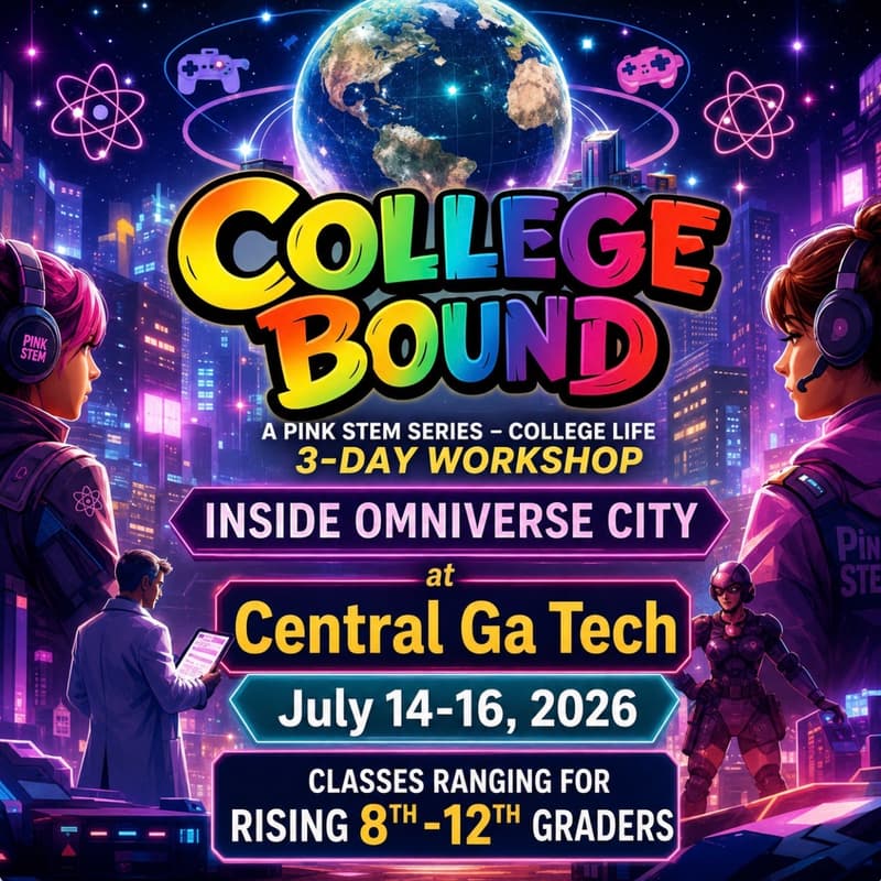 Cover Image for Pink STEM College Bound Series Presents: Design your Virtual Closet using Python Design Powered By Omniverse City
