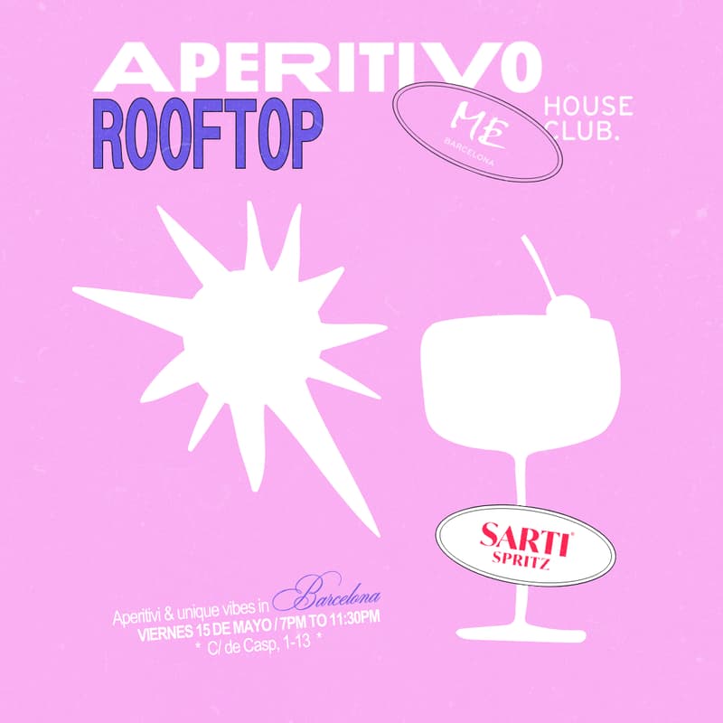 Cover Image for APERITIVO ROOFTOP by Aperitivo House Club x ME Barcelona