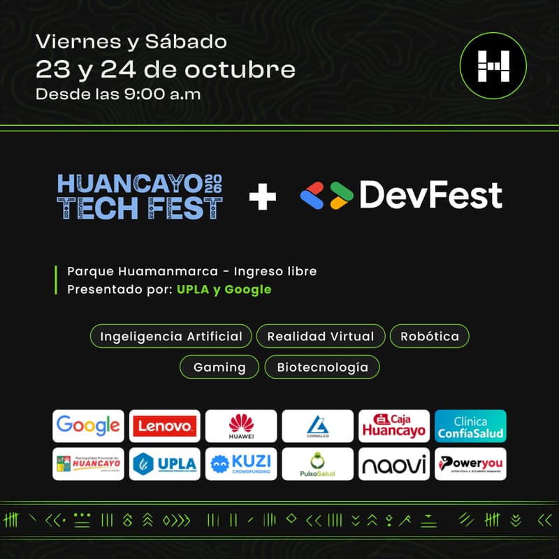 Cover Image for Huancayo Tech Fest + DevFest