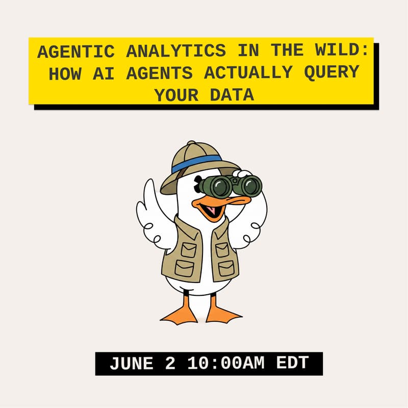 Cover Image for Agentic Analytics in the Wild: How AI Agents Actually Query Your Data