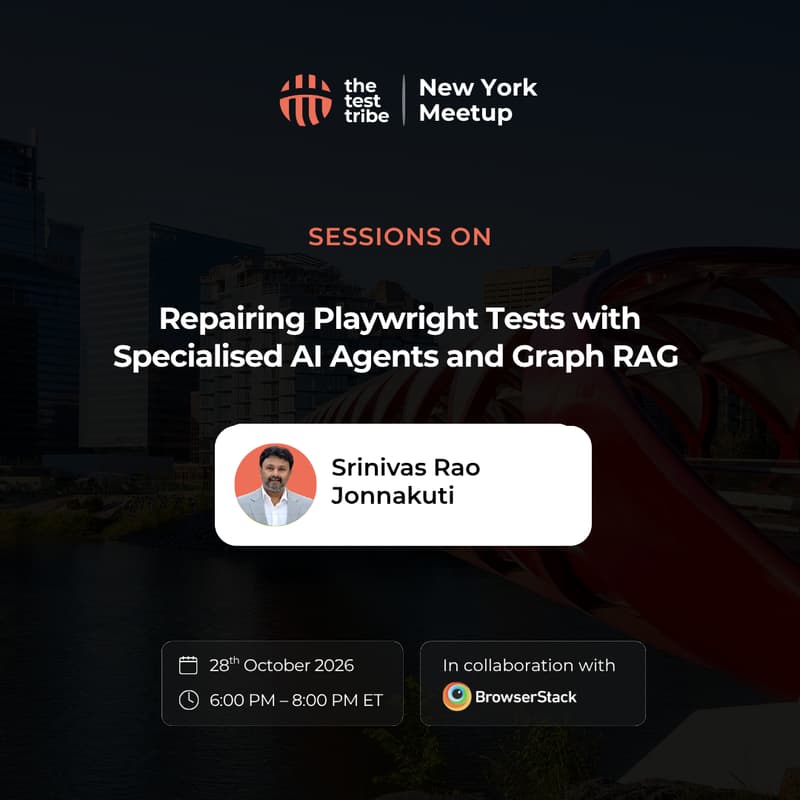 Cover Image for Repairing Playwright Tests with Specialized AI Agents and Graph RAG | 10th New York Meetup
