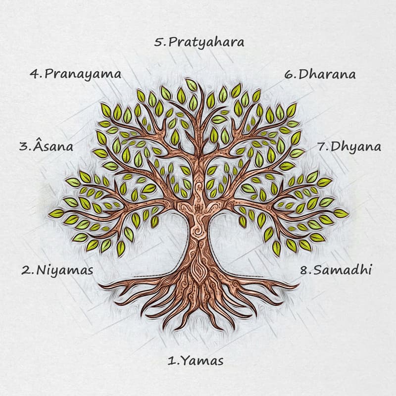 Cover Image for Yoga Sutra, Los 8 Pasos De Patanjali