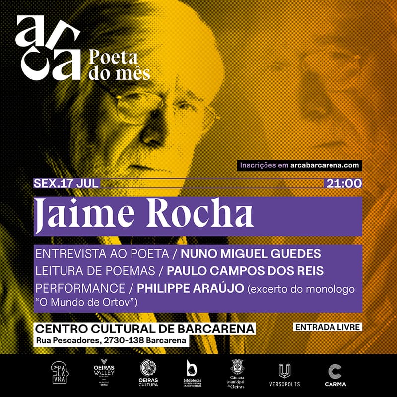 Cover Image for Poeta do Mês #3: Jaime Rocha
