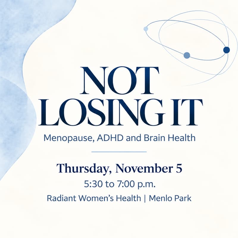 Cover Image for Not Losing It: Menopause, ADHD and Brain Health