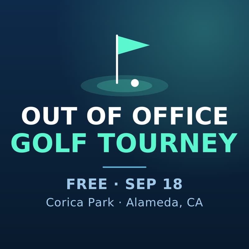 Cover Image for The Out of Office Golf Tourney at Corica Park | JumpCloud, Atomicwork, & Cascade Clarity