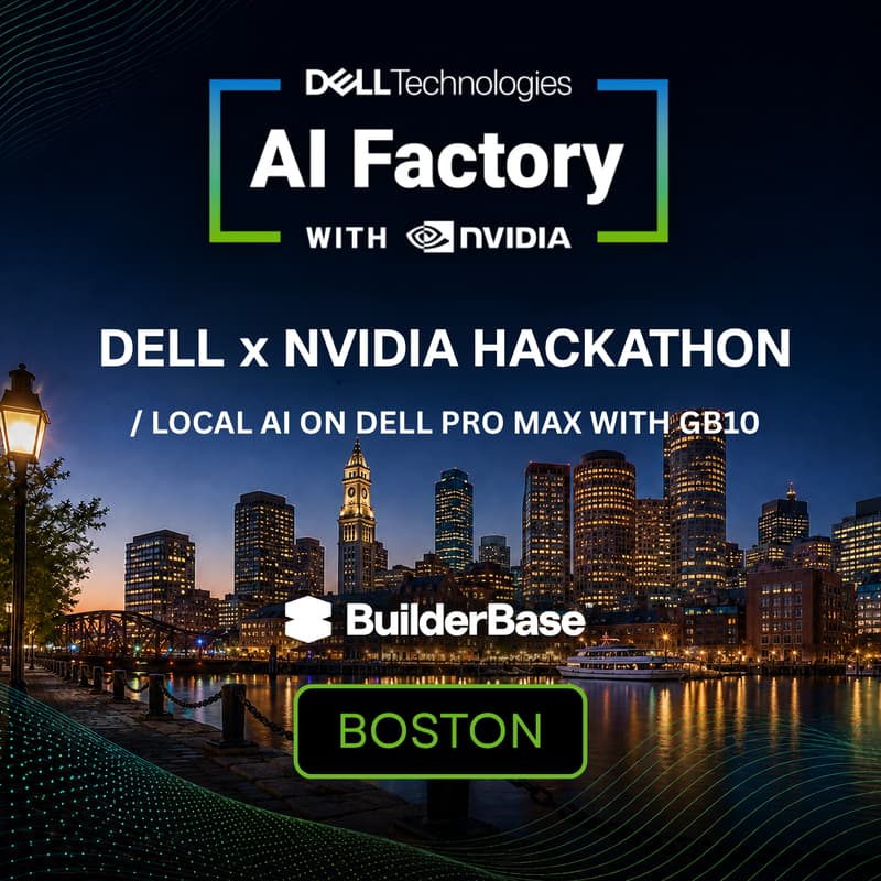 Cover Image for Dell x NVIDIA Hackathon / Local AI on Dell Pro Max with GB10 -- Boston