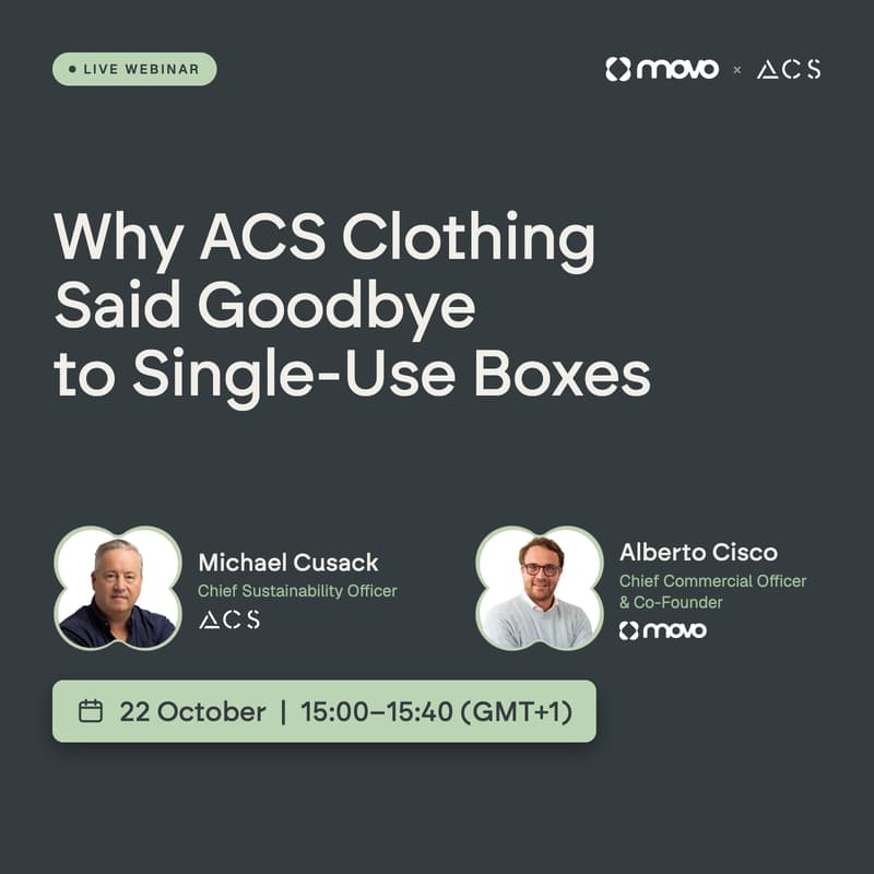 Cover Image for Why ACS Clothing Said Goodbye to Single-Use Boxes