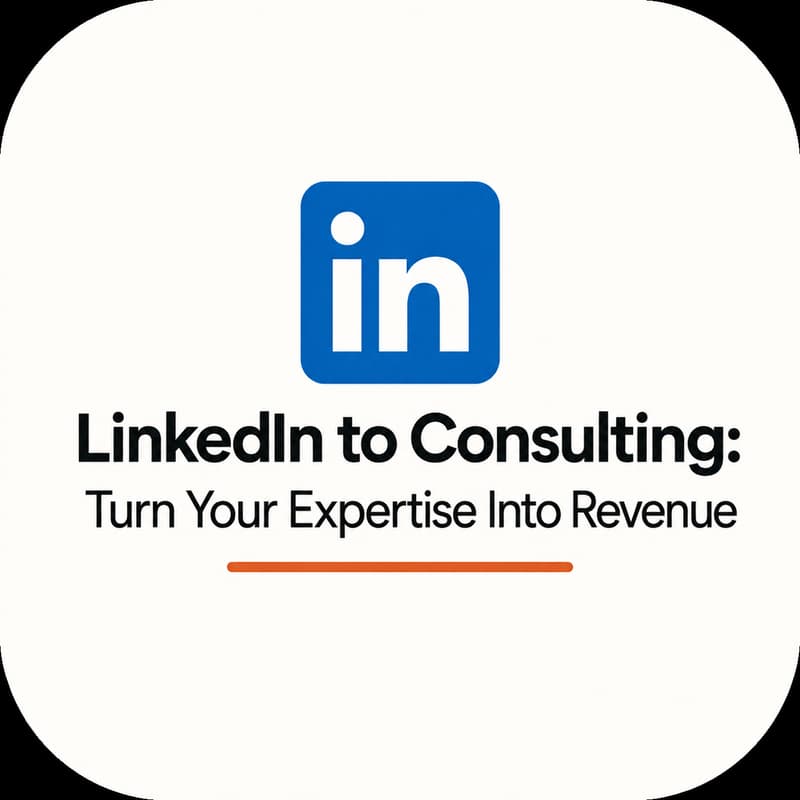 Cover Image for LinkedIn to Consulting: Turn Your Expertise Into Revenue