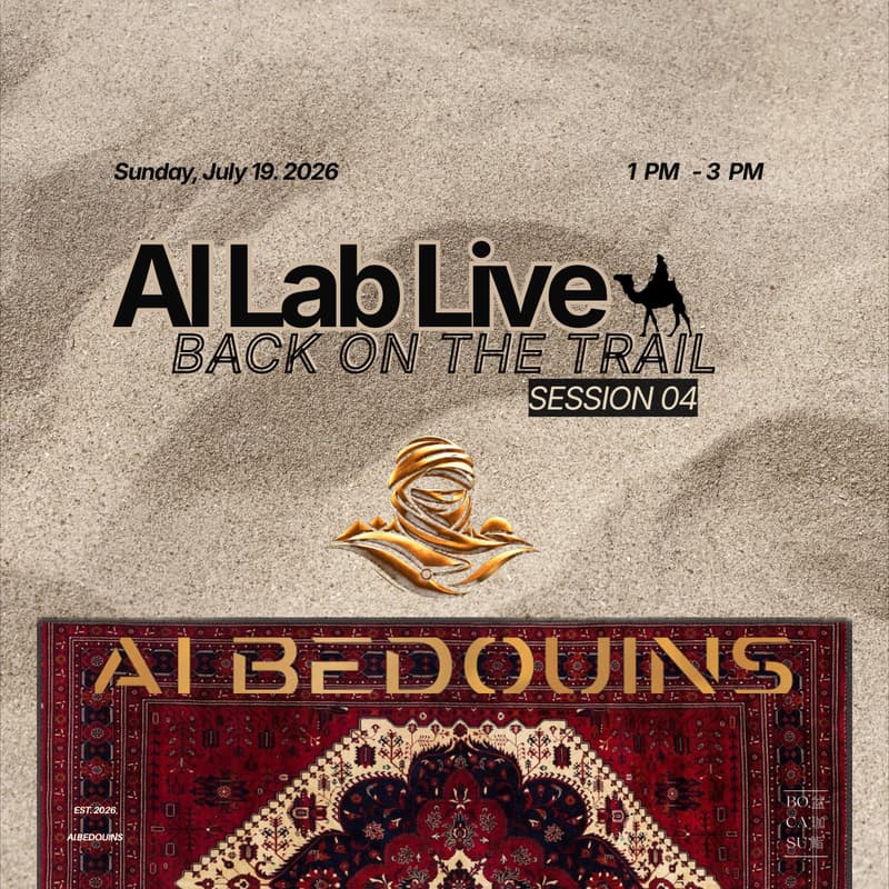 Cover Image for AI Lab Live #04 — Back on the Trail